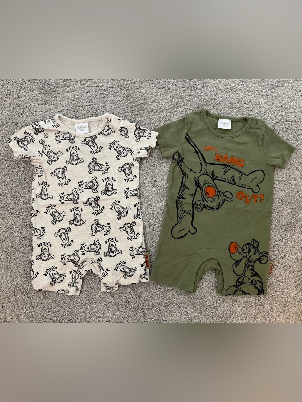 Disney Baby Tigger Romper Set 3-6m